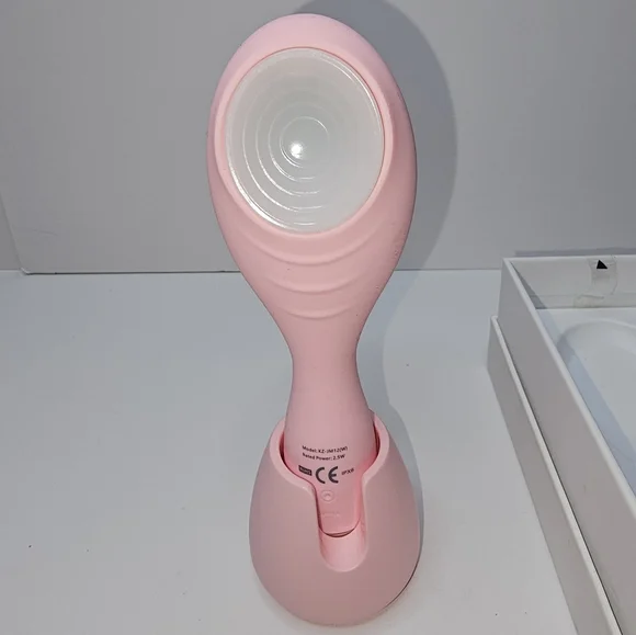 NEW Konka Silicone Cleansing Instrument Pink Red Light - Picture 14 of 16